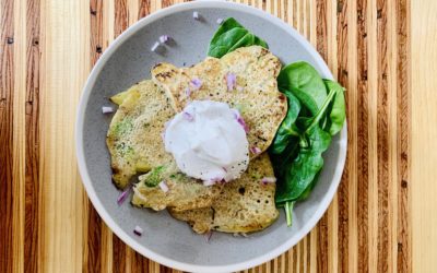 Carissa’s Kitchen Savory Broccoli and Potato Pancakes