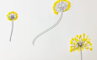 Daily At-Home Project: Gratitude Dandelion Prints